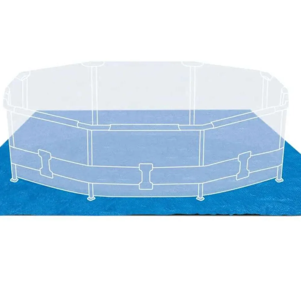 vidaXL Intex Tapis carré de sol pour piscine 472 x 472 cm 28048