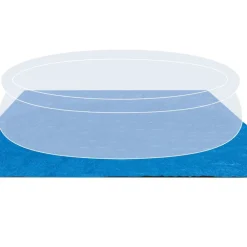 Piscine & Spa-vidaXL Intex Tapis carré de sol pour piscine 472 x 472 cm 28048