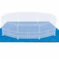 Piscine & Spa-vidaXL Intex Tapis carré de sol pour piscine 472 x 472 cm 28048