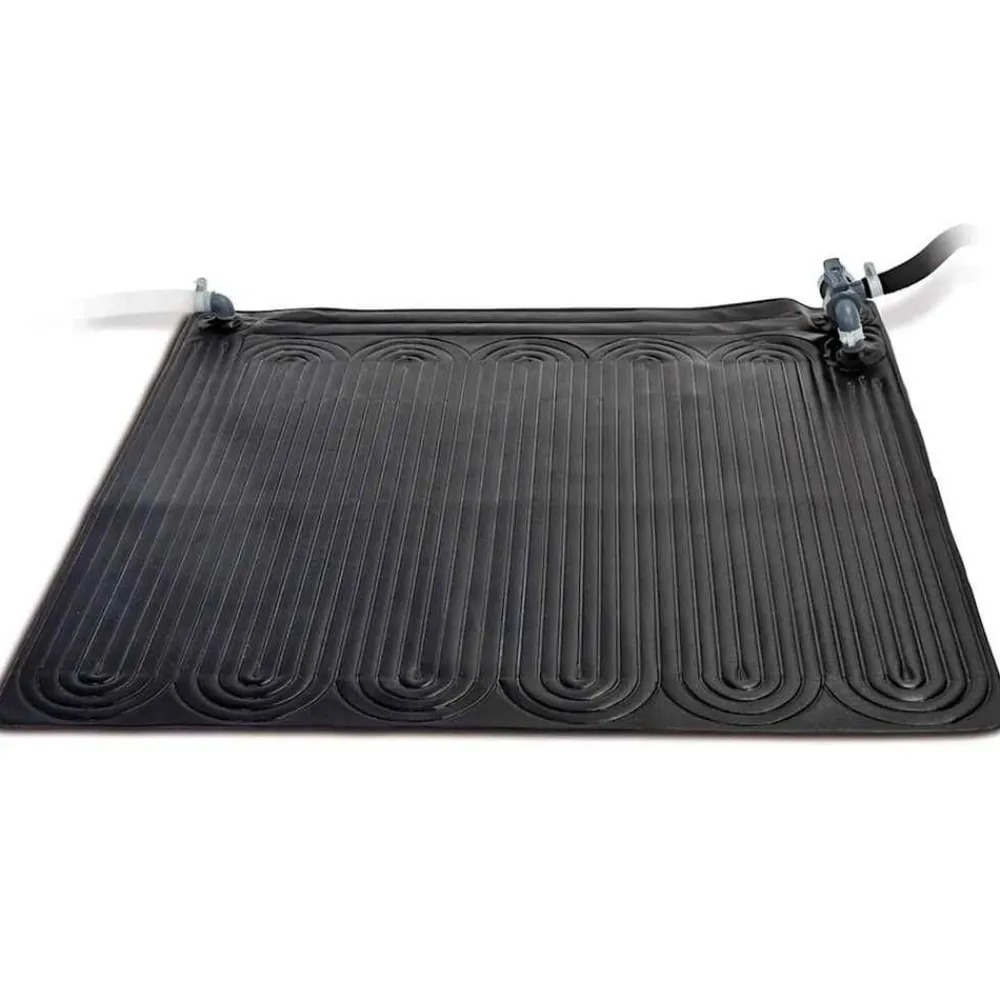 Piscine & Spa-vidaXL Intex Tapis solaire chauffant PVC 1,2x1,2 m Noir 28685