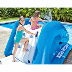 Piscine & Spa-vidaXL Intex Toboggan aquatique gonflable Kool Splash Bleu
