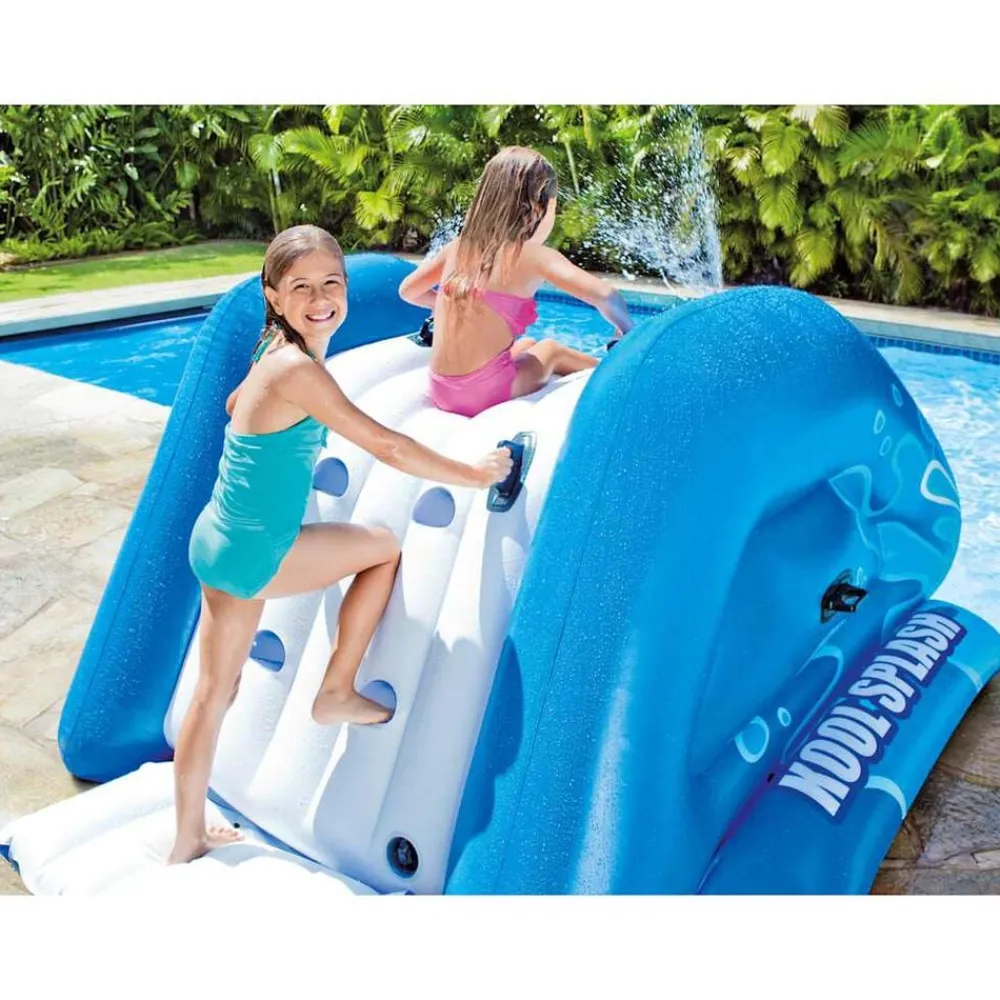 vidaXL Intex Toboggan aquatique gonflable Kool Splash Bleu