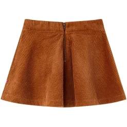 Vêtements & Accessoires-vidaXL Jupe à poches en velours côtelé pour enfants 92 Cognac