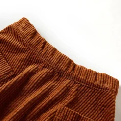 Vêtements & Accessoires-vidaXL Jupe à poches en velours côtelé pour enfants 92 Cognac