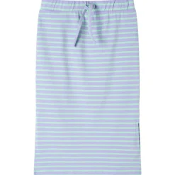 Vêtements & Accessoires-vidaXL Jupe droite pour enfants avec rayures vif 116 Menthe