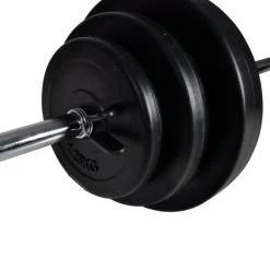Entraînement & Fitness-vidaXL Kit de barre d'haltère et 2 haltères 30,5 kg