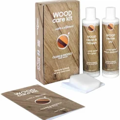 vidaXL Kit d'entretien du bois CARE KIT 2x250 ml