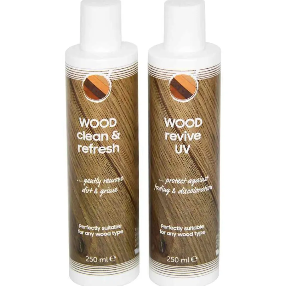 vidaXL Kit d'entretien du bois CARE KIT 2x250 ml