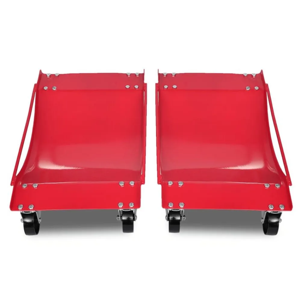 Outils-vidaXL Lot de 2 chariot de visite 500kg