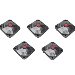 vidaXL Lot de 5 chauffages solaires pour piscine 735 W