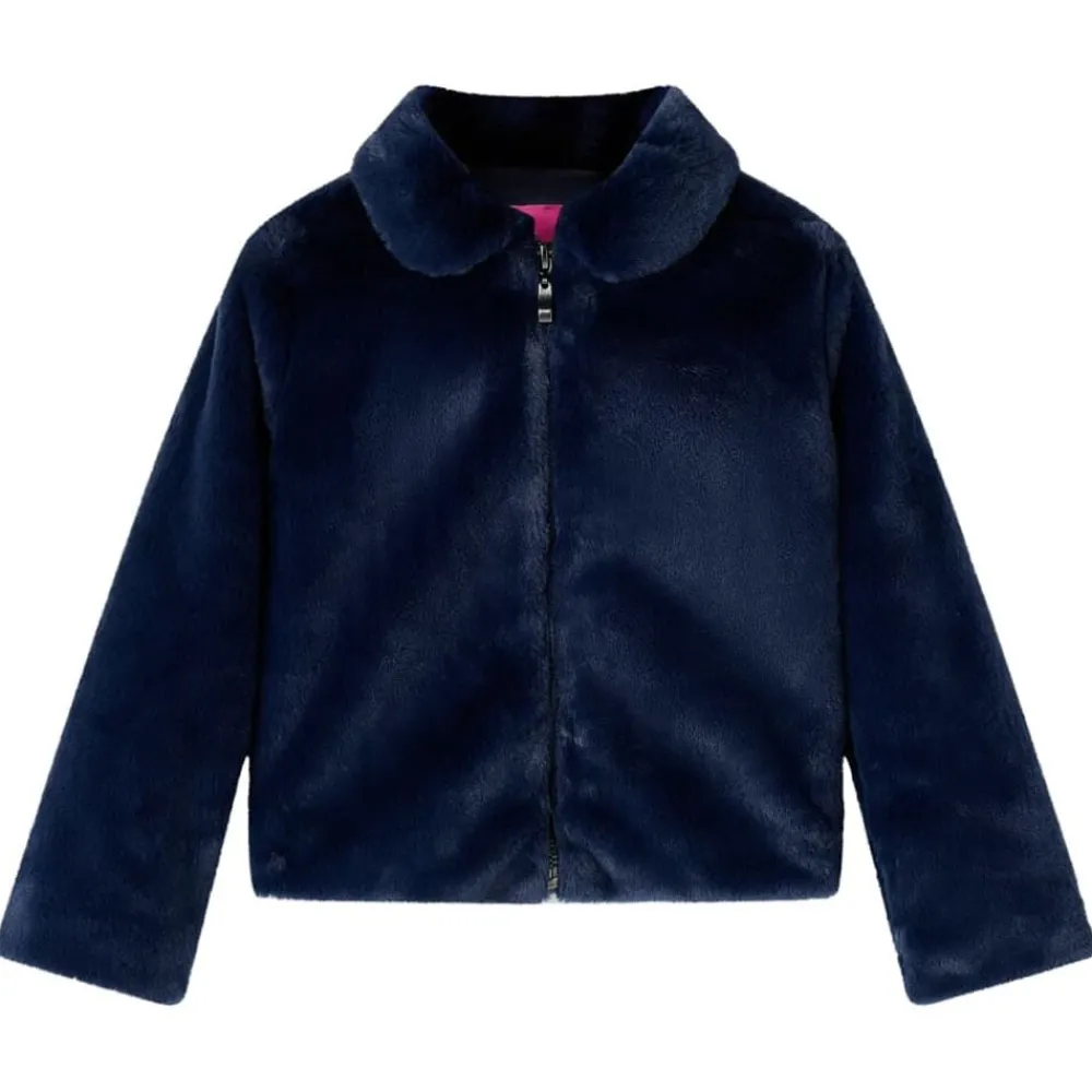 Vêtements & Accessoires-vidaXL Manteau pour enfants 92 Bleu marine