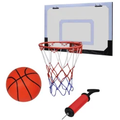 Jouets-vidaXL Mini Panier Basket Ball avec Ballon et Pompe