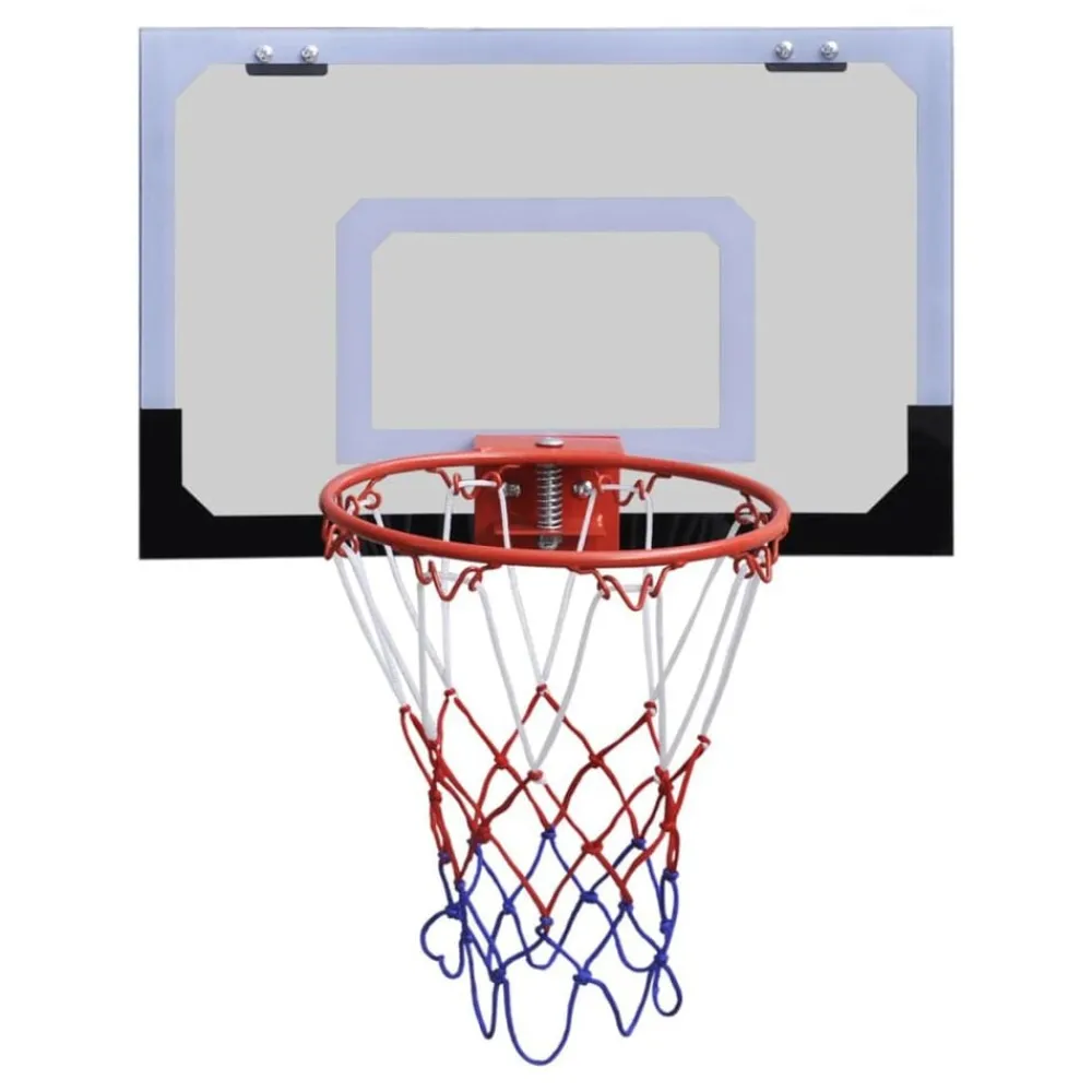 Jouets-vidaXL Mini Panier Basket Ball avec Ballon et Pompe