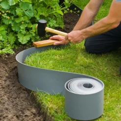 vidaXL Nature Arête de bordure de jardin 0,15x10 m