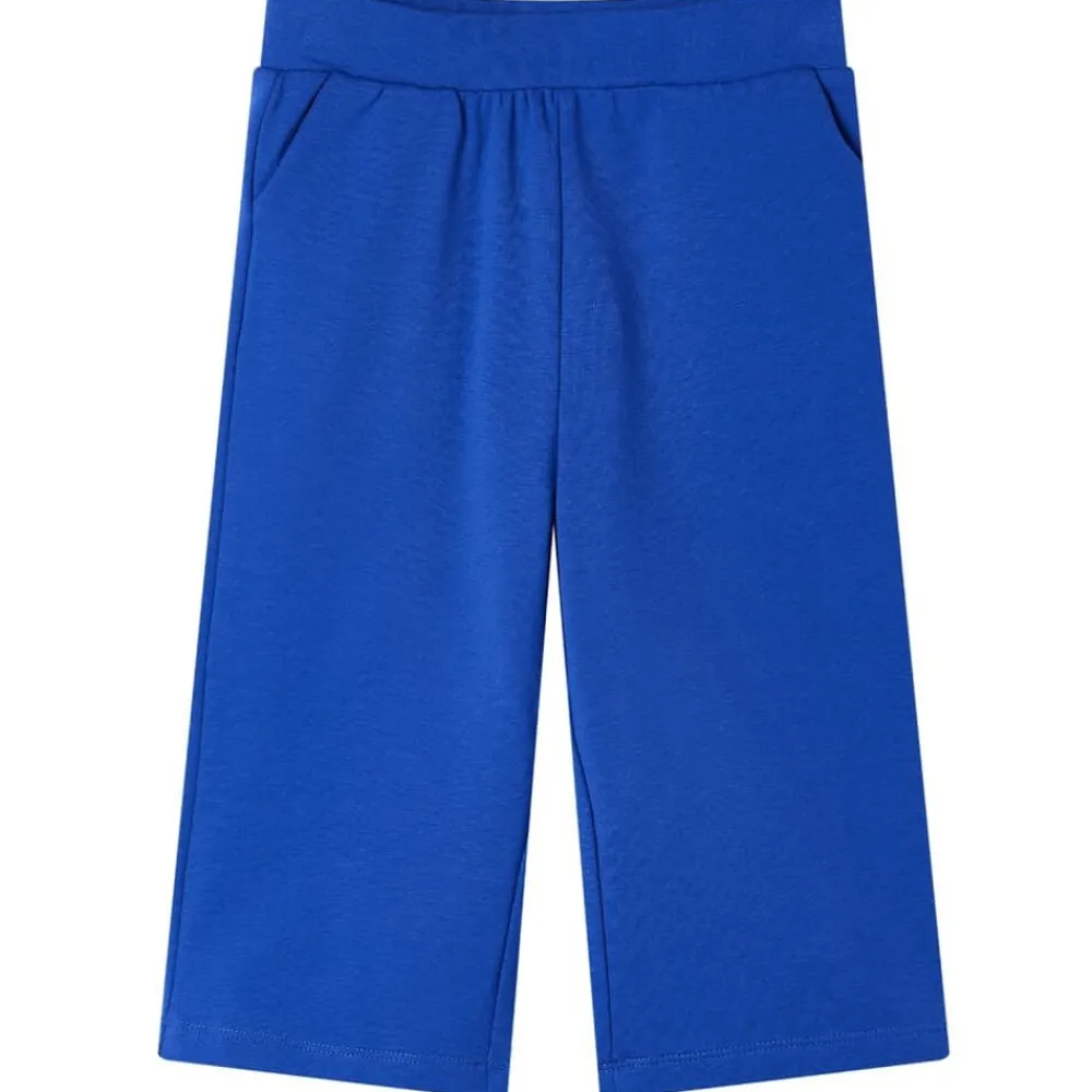 Vêtements & Accessoires-vidaXL Pantalon à jambes larges pour enfants cobalt 104 Bleu