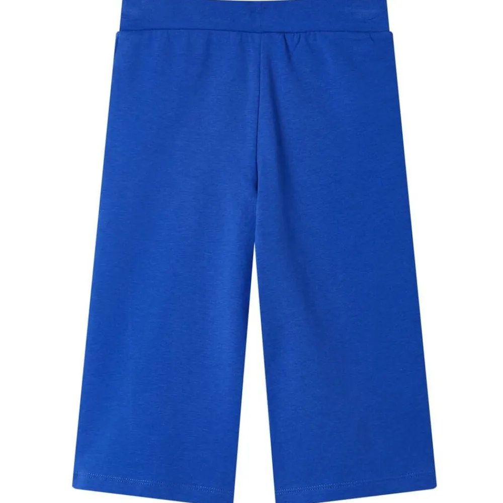 Vêtements & Accessoires-vidaXL Pantalon à jambes larges pour enfants cobalt 104 Bleu