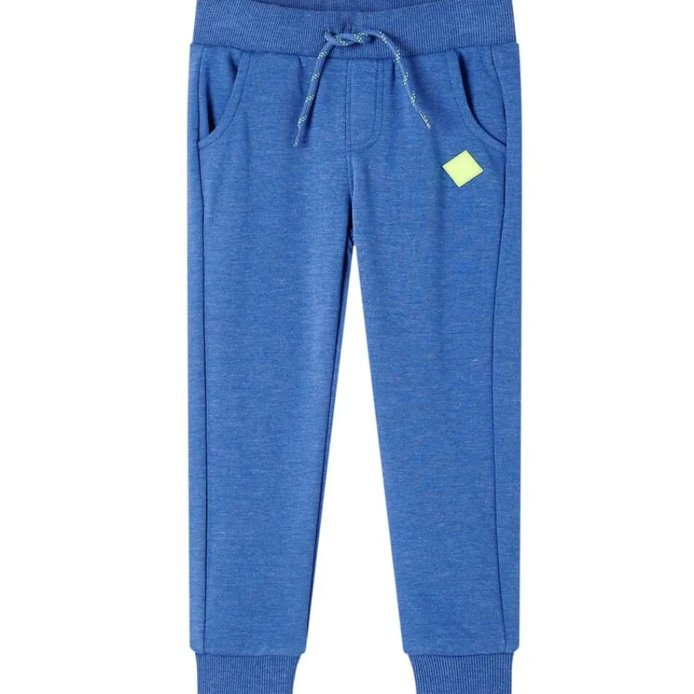 Vêtements & Accessoires-vidaXL Pantalon de survêtement pour enfants mélange 104 Bleu