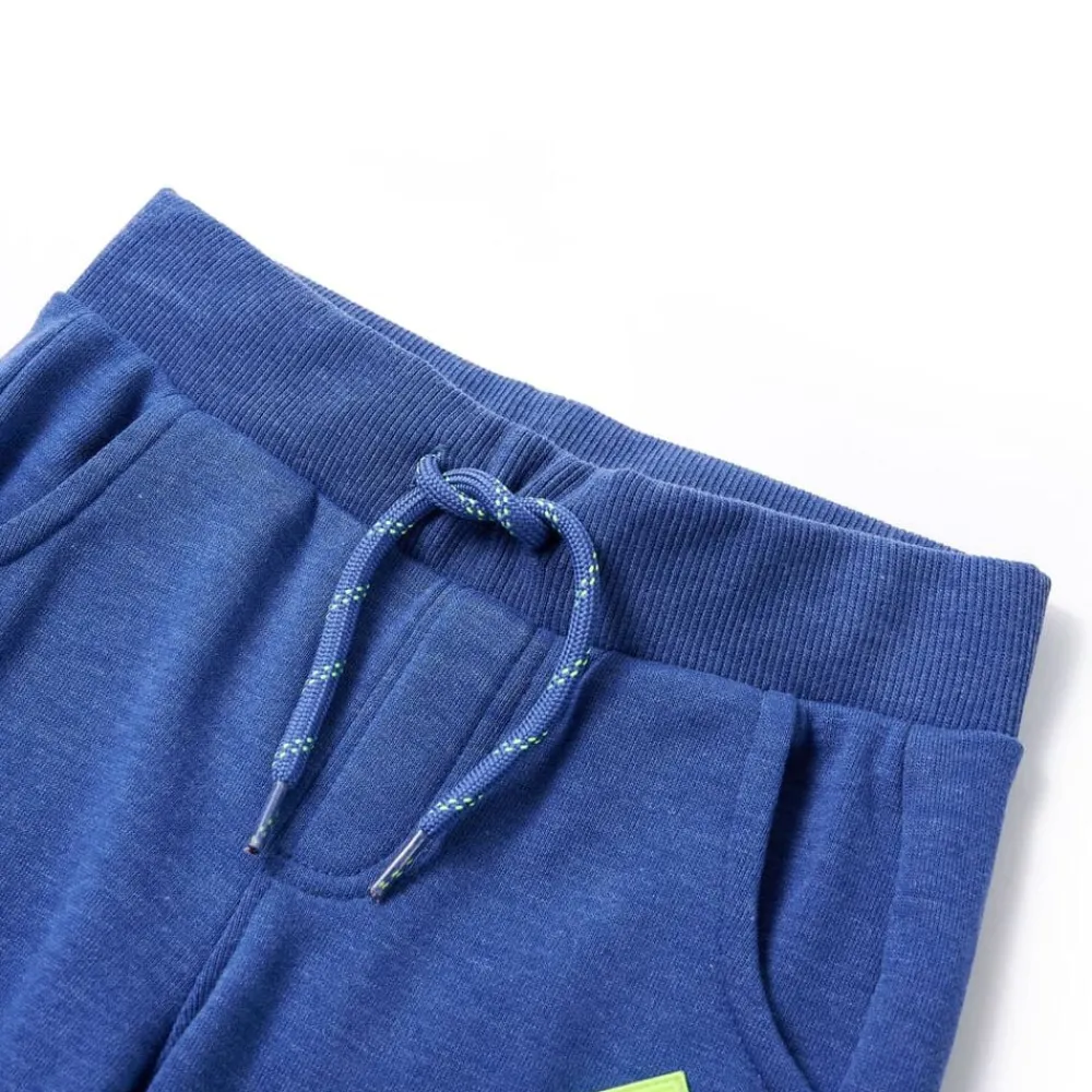 Vêtements & Accessoires-vidaXL Pantalon de survêtement pour enfants mélange 104 Bleu