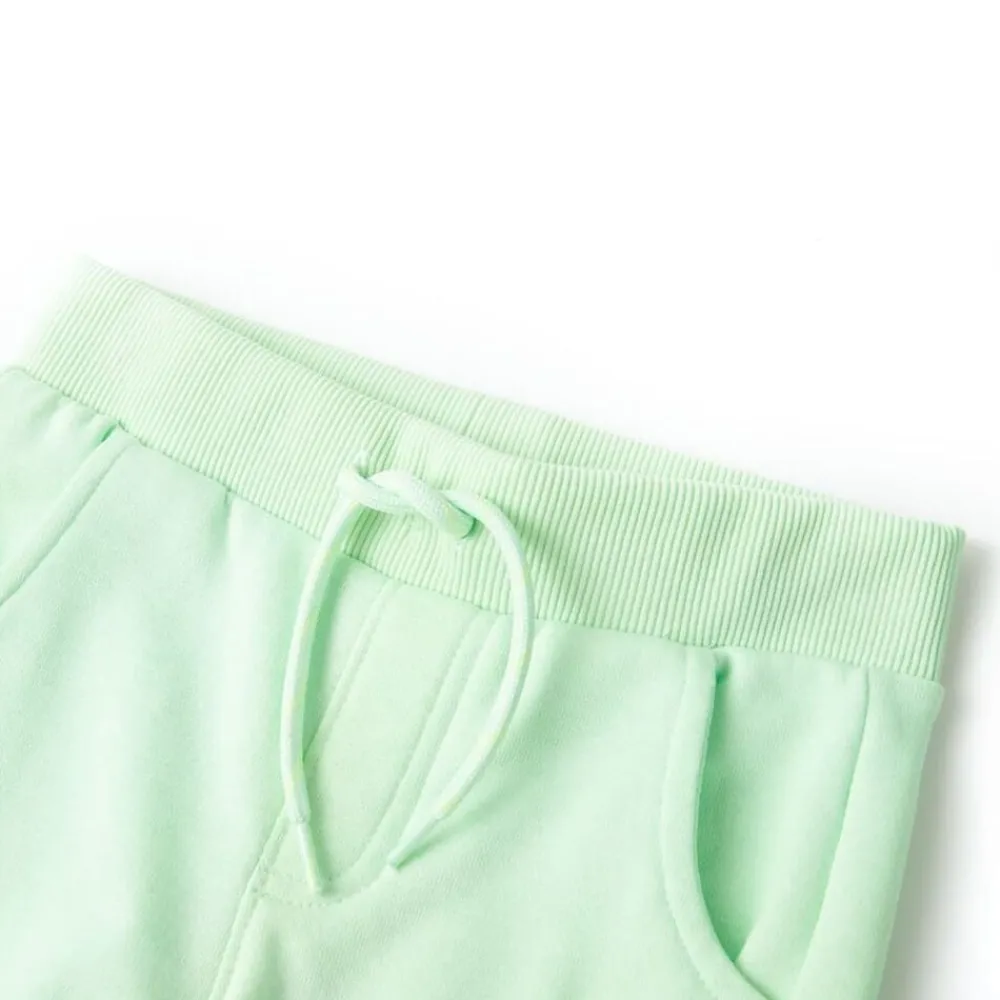 Vêtements & Accessoires-vidaXL Pantalon de survêtement pour enfants vif 104 Vert