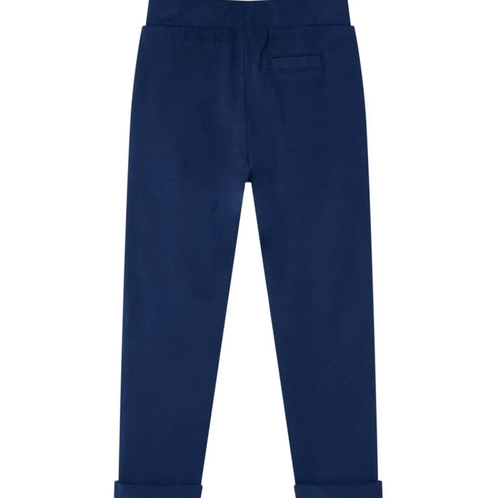 Vêtements & Accessoires-vidaXL Pantalons pour enfants avec cordon de serrage bleu marine 92