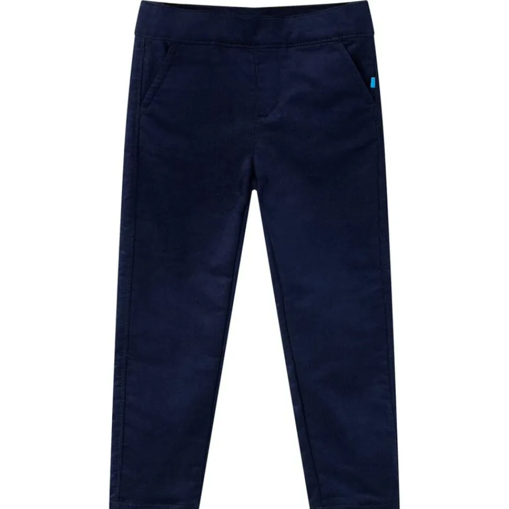 Vêtements & Accessoires-vidaXL Pantalons pour enfants 92 bleu marine foncé