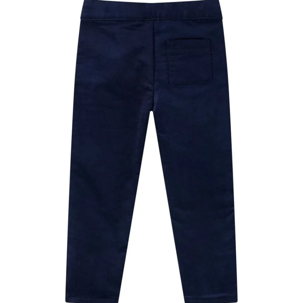 Vêtements & Accessoires-vidaXL Pantalons pour enfants 92 bleu marine foncé