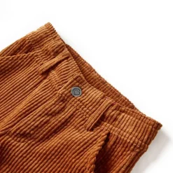 Vêtements & Accessoires-vidaXL Pantalons pour enfants velours côtelé cognac 92