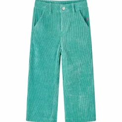 Vêtements & Accessoires-vidaXL Pantalons pour enfants velours côtelé vert menthe 92