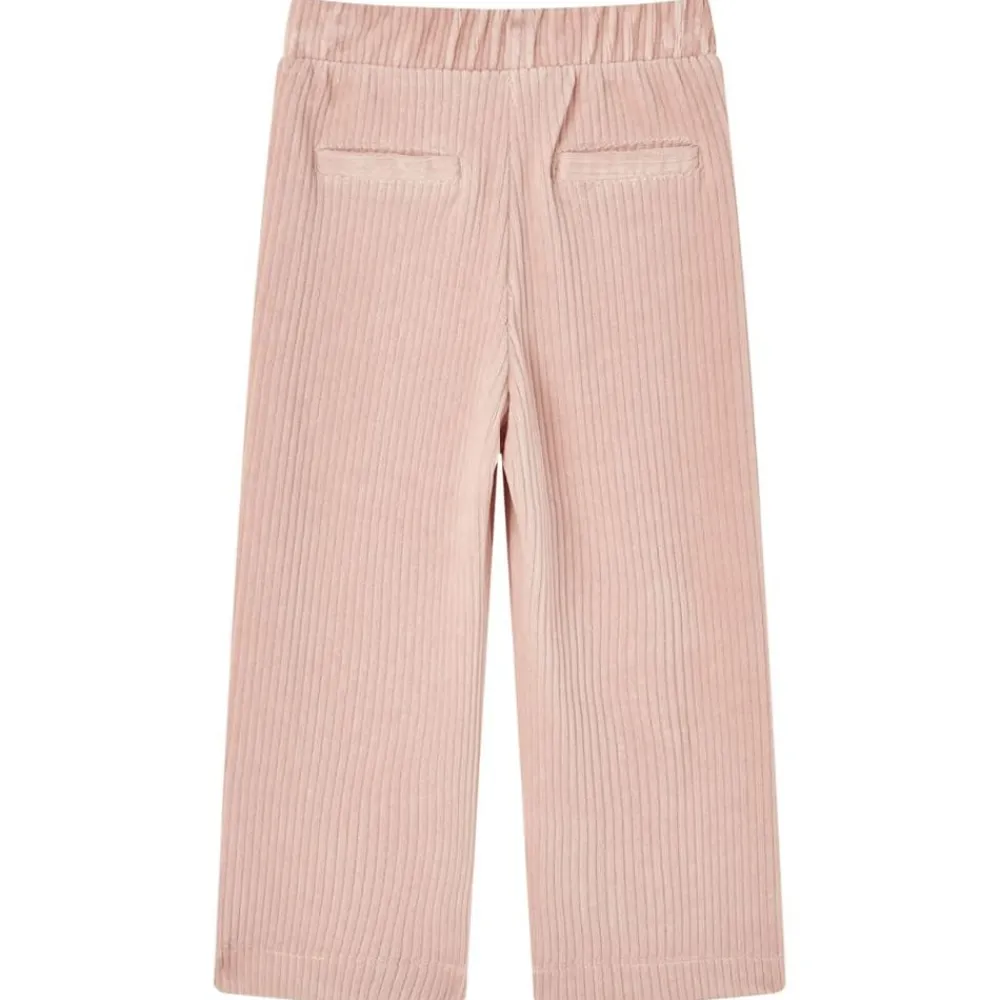 Vêtements & Accessoires-vidaXL Pantalons pour enfants velours côtelé 104 Rose clair