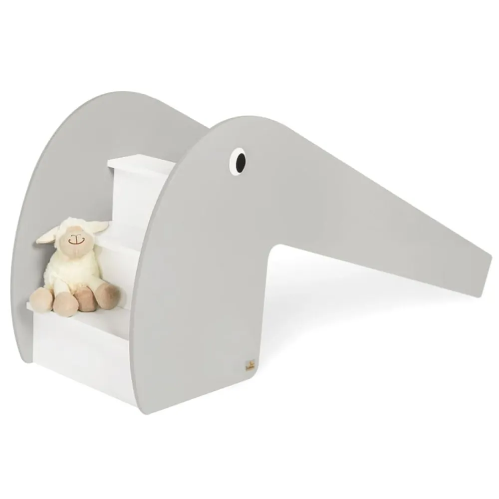 Jeux De Plein Air-vidaXL Pinolino Toboggan d'intérieur Lotta Blanc et gris Gris et blanc