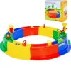 Jouets-vidaXL Polesie Wader Bac à sable rond avec voie d'eau 8 pcs 136 cm PP