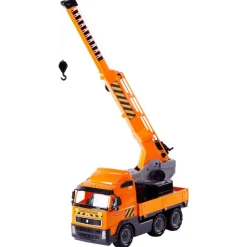 Jouets-vidaXL Polesie Wader Ensemble de camions 4 pcs grue orange/noir Polypropylène