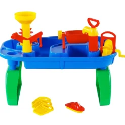 Jouets-vidaXL Polesie Wader Jeu de table d'extérieur d'eau 11 pcs 53x38x40 cm PP