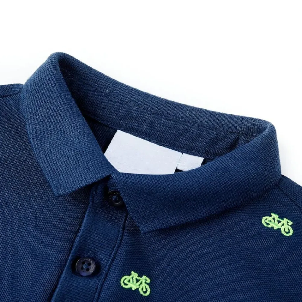 Vêtements & Accessoires-vidaXL Polo pour enfants 92 Bleu marine