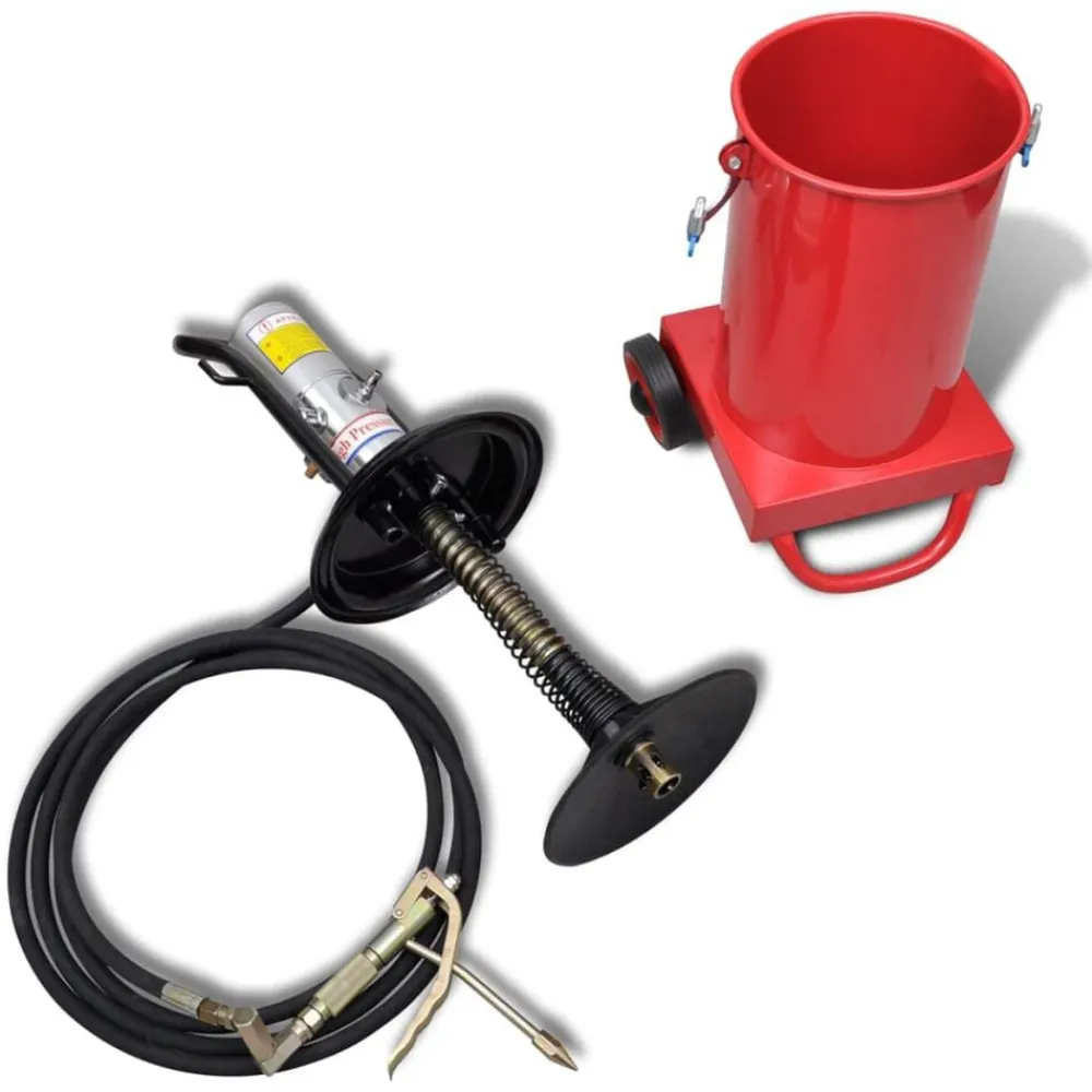 vidaXL Pompe à graisse pneumatique 12 L