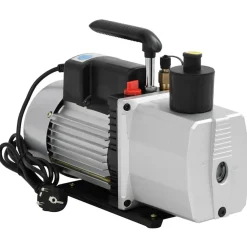 Accessoires Pour Appareils Électroménagers-vidaXL Pompe à vide double étage 100 l / min Noir