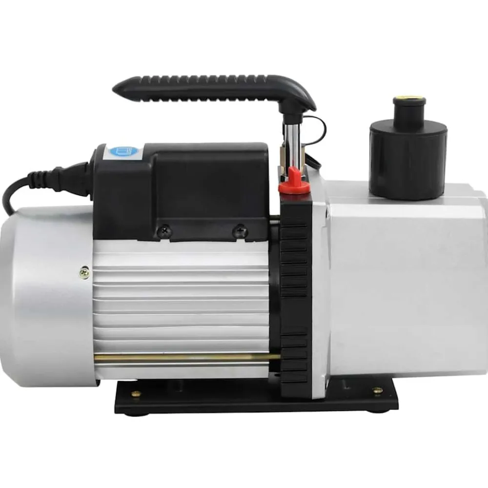 Accessoires Pour Appareils Électroménagers-vidaXL Pompe à vide double étage 100 l / min Noir