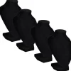 Santé & Beauté-vidaXL Présentoir buste d'exposition pour colliers en flanelle 4 pcs