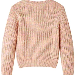vidaXL Pull-over tricoté pour enfants rose doux 92