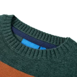 vidaXL Pull-over tricoté pour enfants multicolore 92