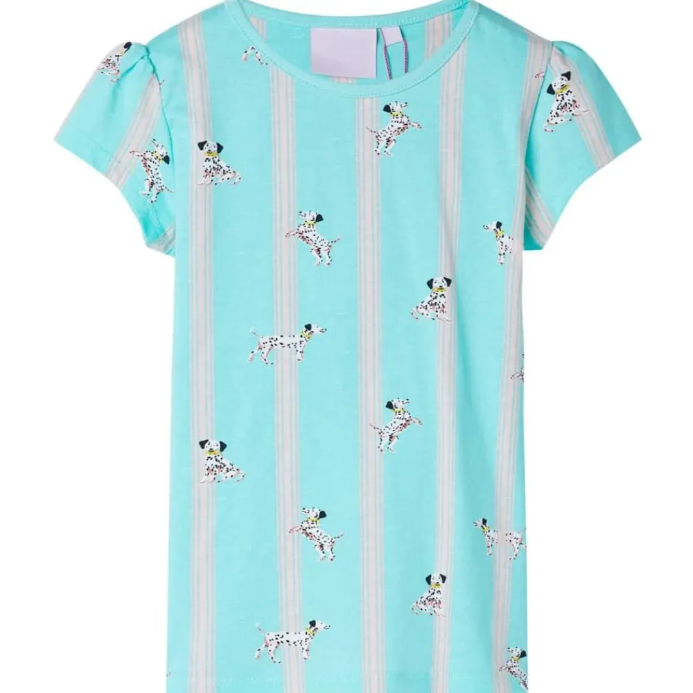 Vêtements & Accessoires-vidaXL Pyjamas à manches courtes pour enfants écru 104