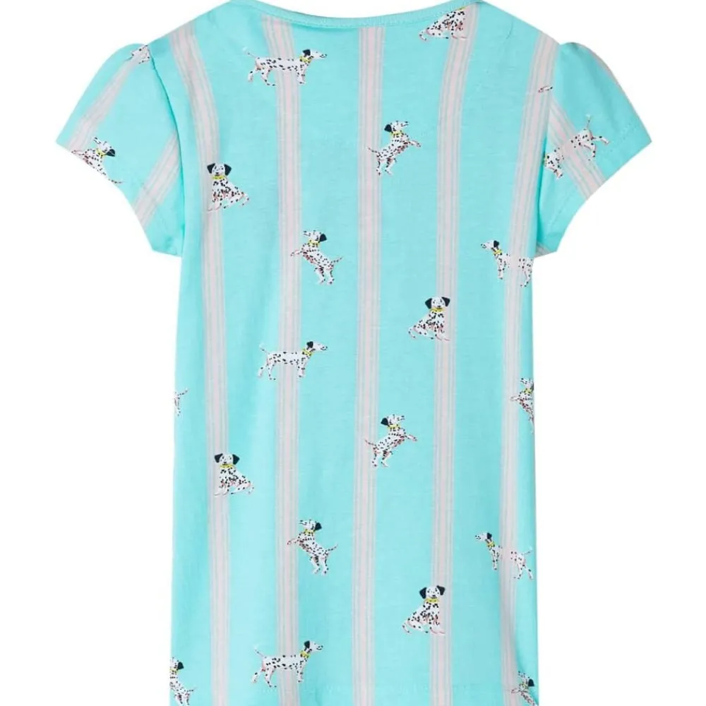 Vêtements & Accessoires-vidaXL Pyjamas à manches courtes pour enfants écru 104