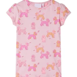 vidaXL Pyjamas à manches courtes pour enfants rose clair 92