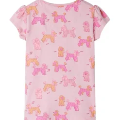 vidaXL Pyjamas à manches courtes pour enfants rose clair 92