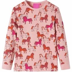 Vêtements & Accessoires-vidaXL Pyjamas enfants à manches longues rose clair 92