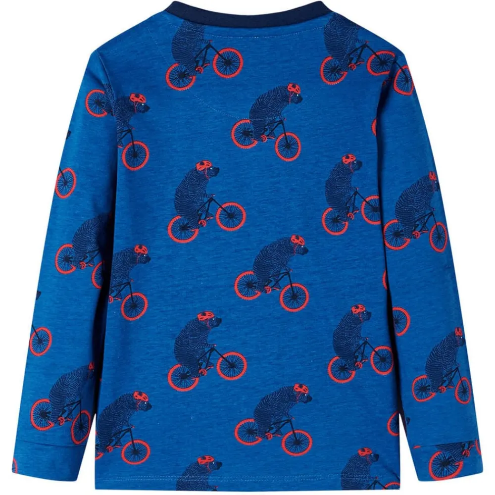 Vêtements & Accessoires-vidaXL Pyjamas enfants manches longues pétrole 92