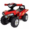 Jouets-vidaXL Quad à chevaucher enfant rouge avec son et lumière