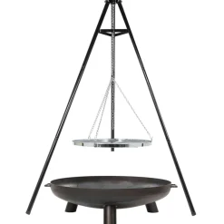 Arts De La Table & Arts Culinaires-vidaXL RedFire Gril à trépied Noir 172 cm BBQ TRIPOD