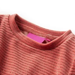 vidaXL Robe enfants à manches longues rose moyen 92