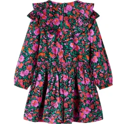 vidaXL Robe pour enfants à manches longues rose vif 92